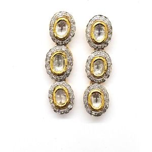 18kt Gold Fusion Diamond Earring